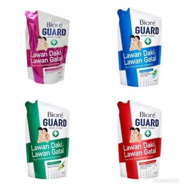 Biore guard bodywash lawan daki lawan gatal (sabun cair refil) 450ml