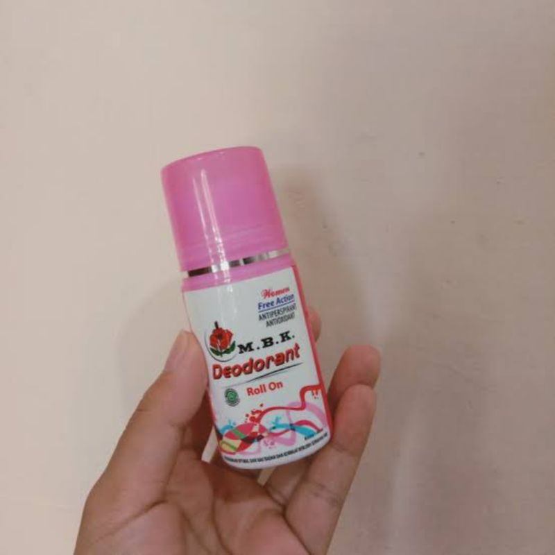 ORIGINAL M.B.K. DEODORANT ROLL ON 40 ML / DEODORANT MBK ROLL ON WOMEN PINK