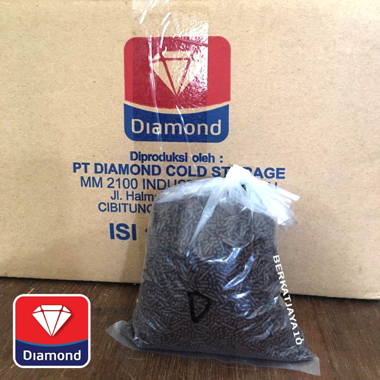 Meses Coklat DIAMOND Repack 250 Gram Enak Halal