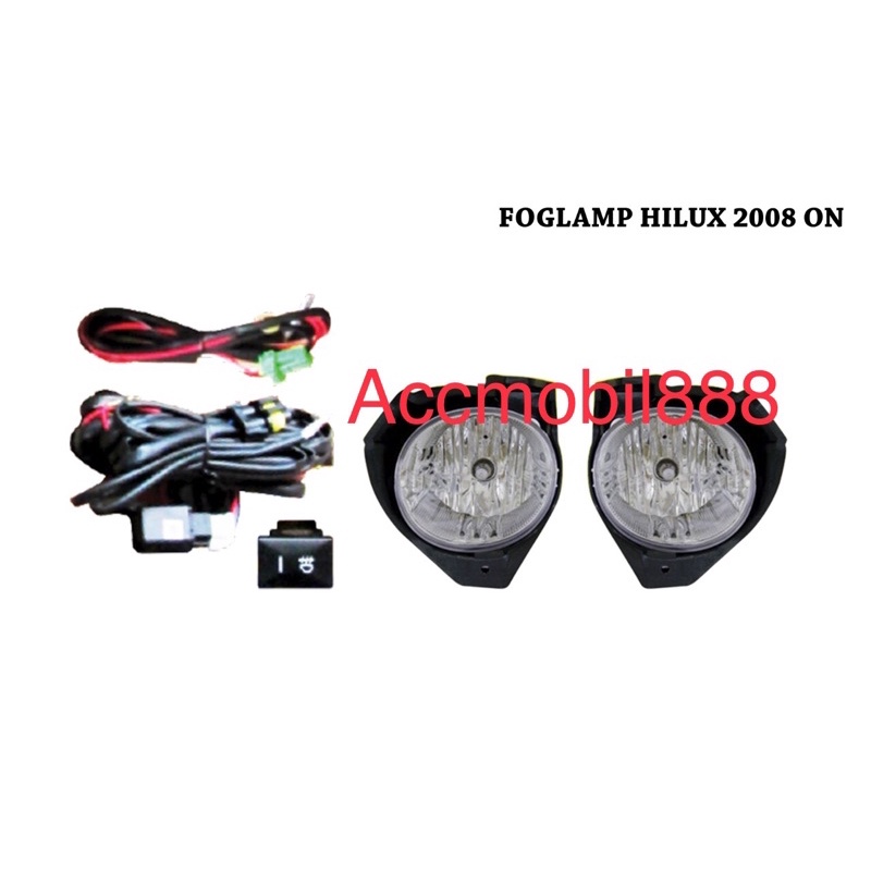 Fog Lamp Hilux 2007-2013 Komplit