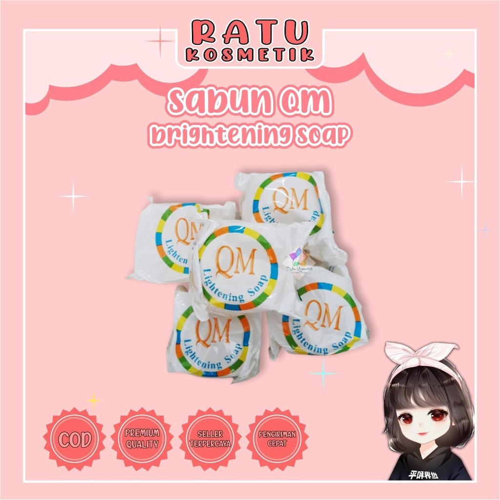 ❤ RATU ❤  Sabun Qm Lightening | Sabun Mandi Qm | Brightening Soap (✔️BPOM)