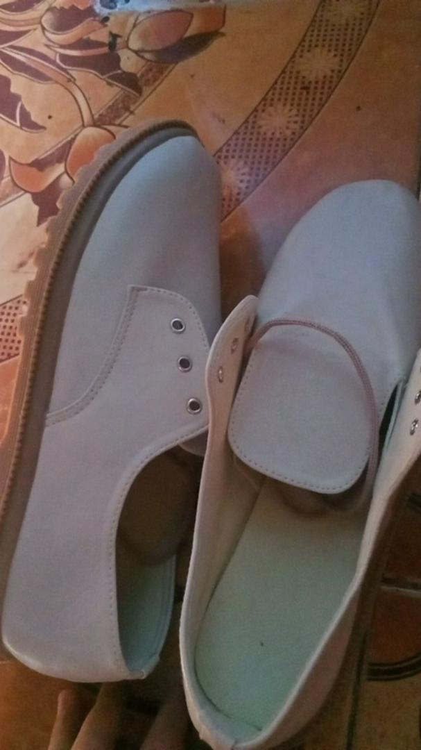 Sepatu Oxford Wanita Tali / Docmart Cream Dk04