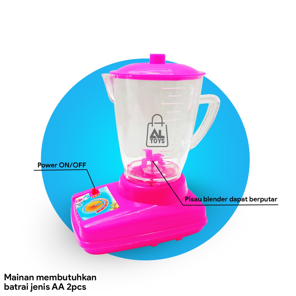 Mainan Peralatan Dapur Blender Juicer Mixer Dispenser Magic Kettle Teko Mainan Masak Masakan