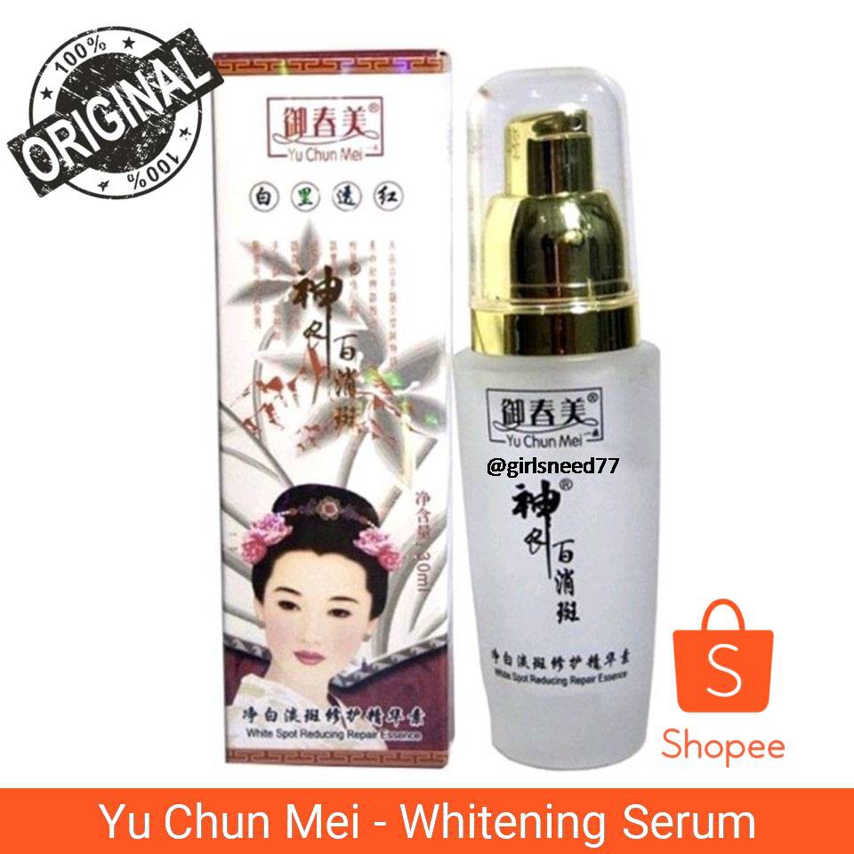 Serum Yu Chun Mei 30ml Emboss Timbul di Kaca Cordyceps Serum YuChunMei Whitening Essence