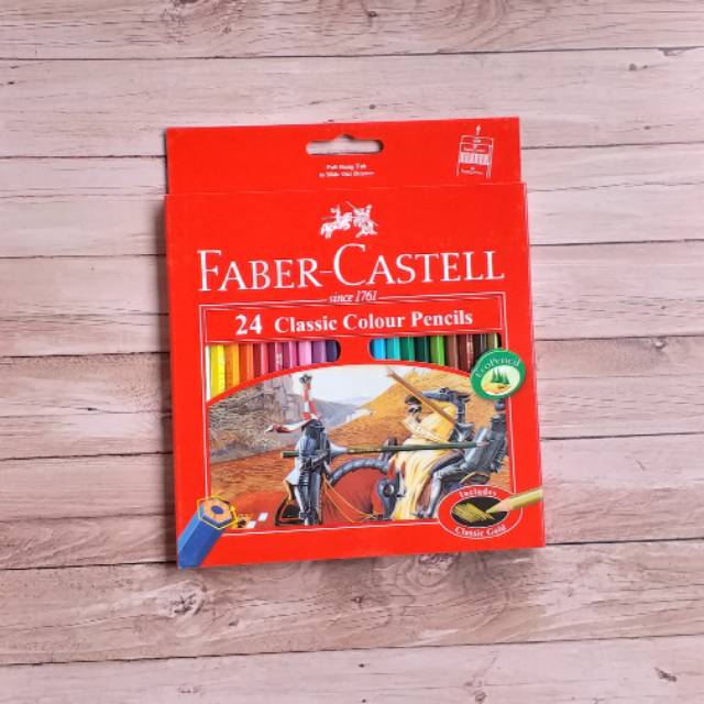 

Pensil Warna Faber Castell Classic 24W