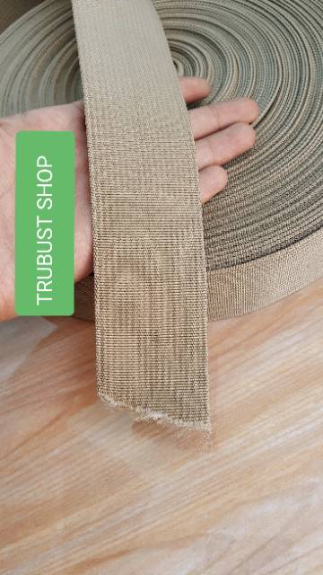 Tali webbing bisban fa lebar 5cm jual per rol 50yard/45mtr