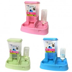 Tempat Makan Minum Makanan Minuman Anjing Kucing Otomatis Automatic Dispenser Cat Dog Catfood Dogfood