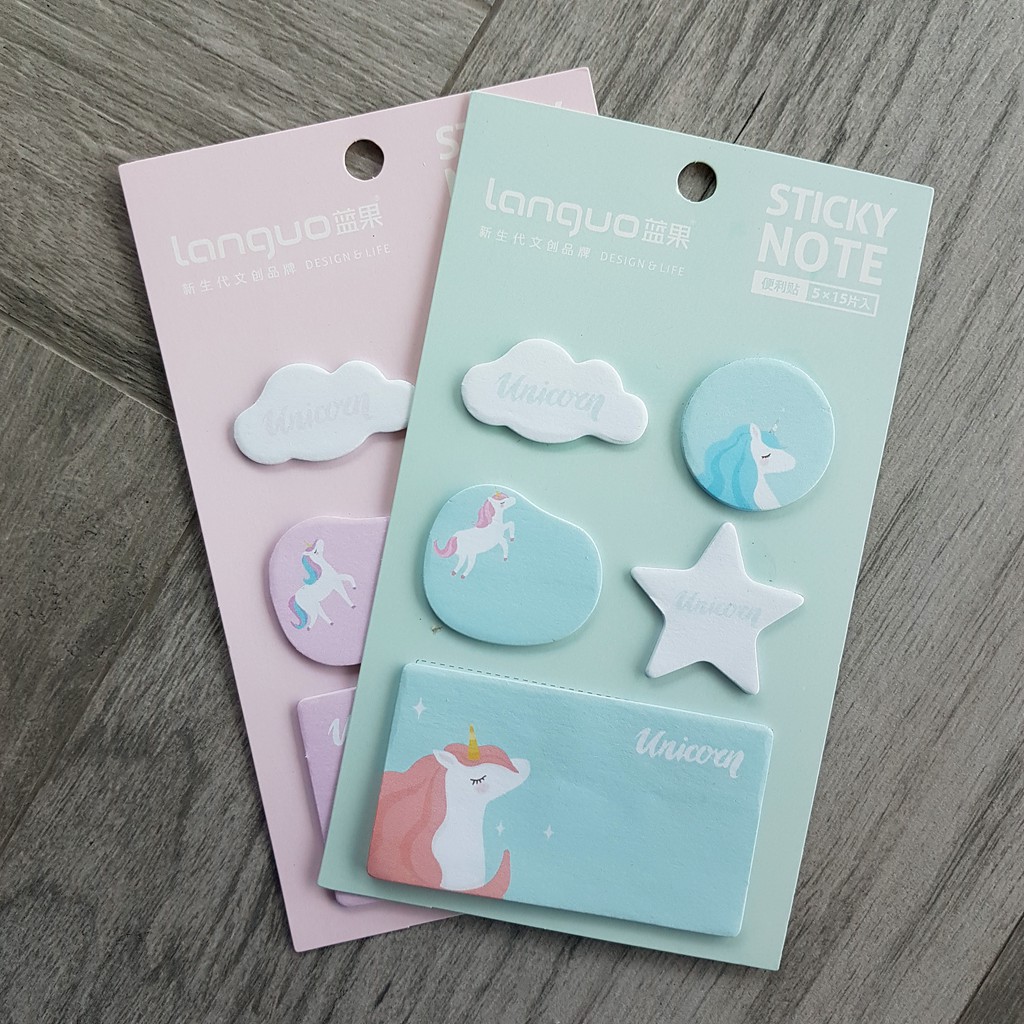 

Memo Pad Unicorn / Sticky Notepad
