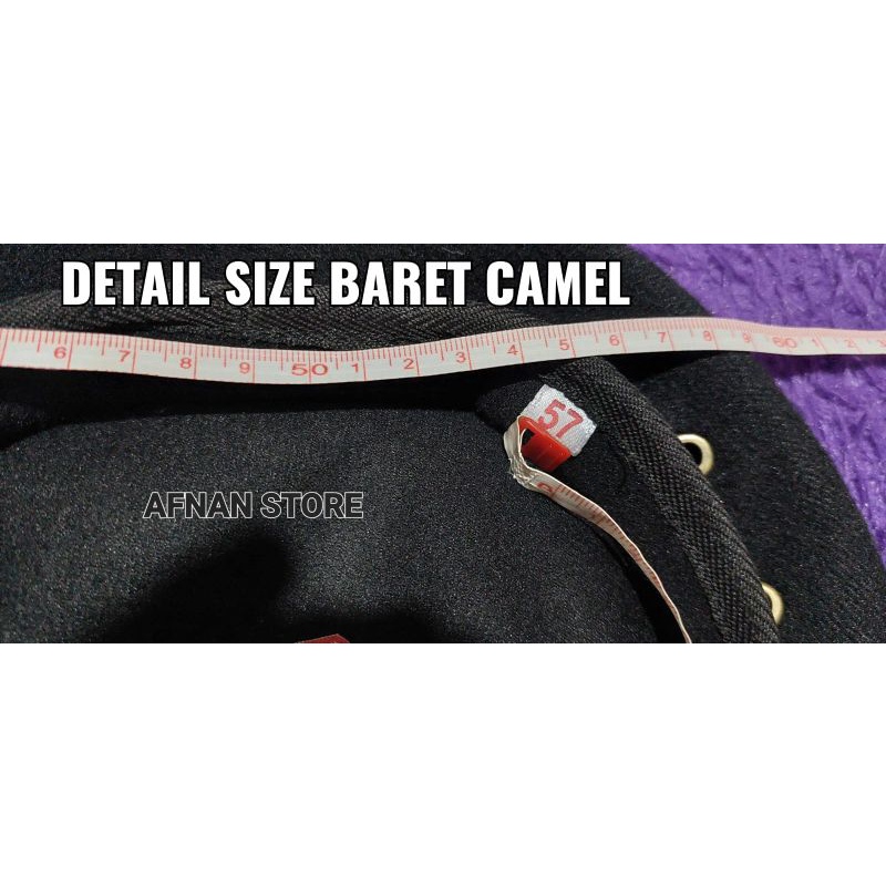 BARET CAMEL + EMBLEM BANSER