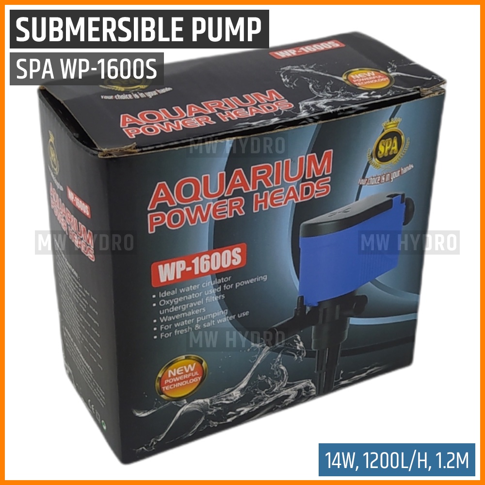 SPA WP-1600S, Submersible Water Pump, 3 in 1 - Pompa Air Celup