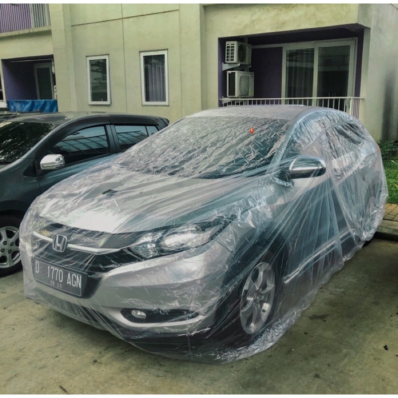 Cover Mobil Transparan Plastik Premium Honda HRV