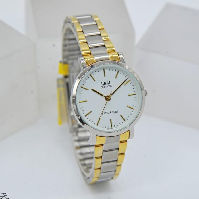 Terlaris Jam Tangan Wanita QQ Q&Q Q979J401Y Kombi Gold Original Berkualitas