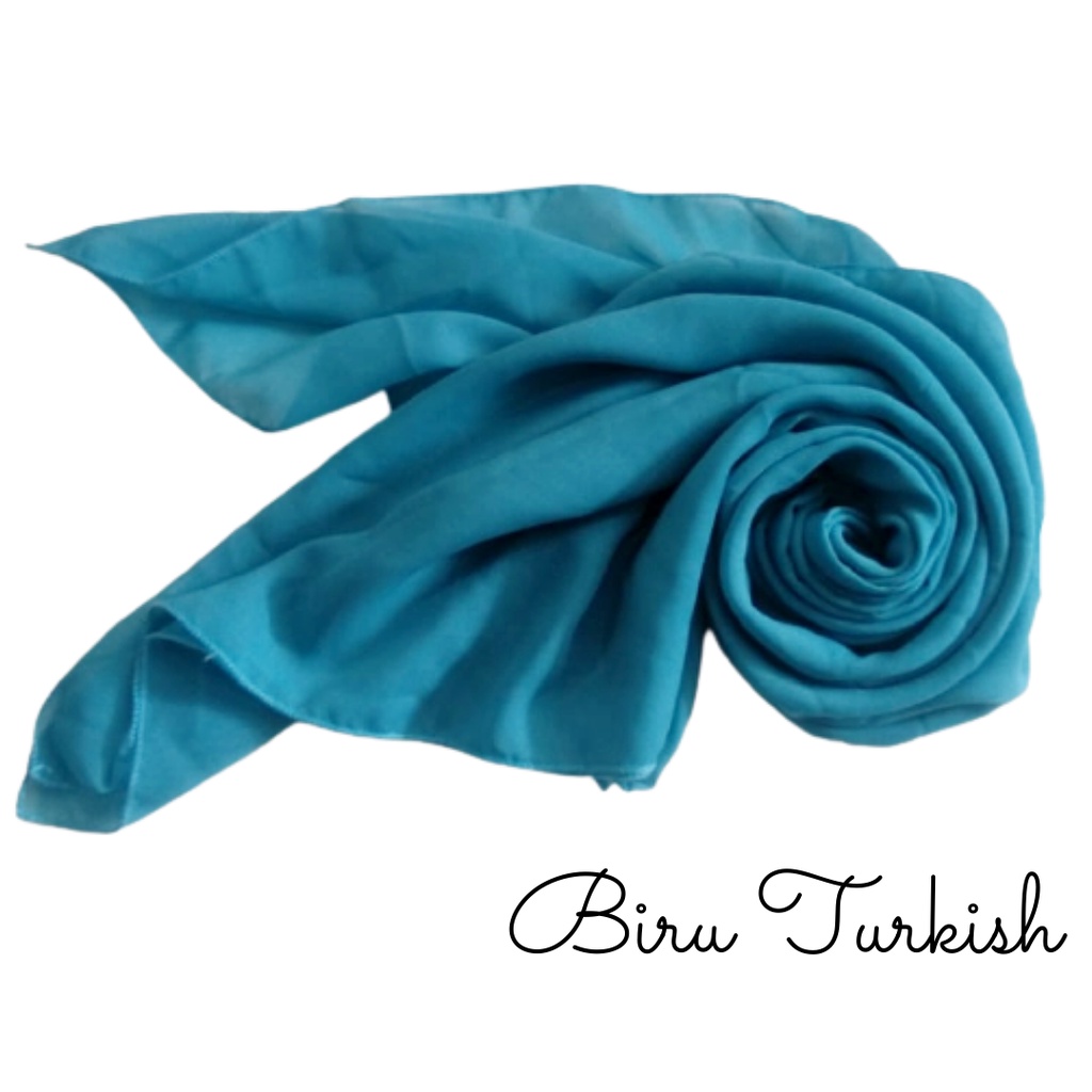 HIJAB SEGI EMPAT BELLA SQUARE POLYCOTTON PREMIUM / JILBAB BELA SQUARE 12PCS MUAT 1KG-TURKISH