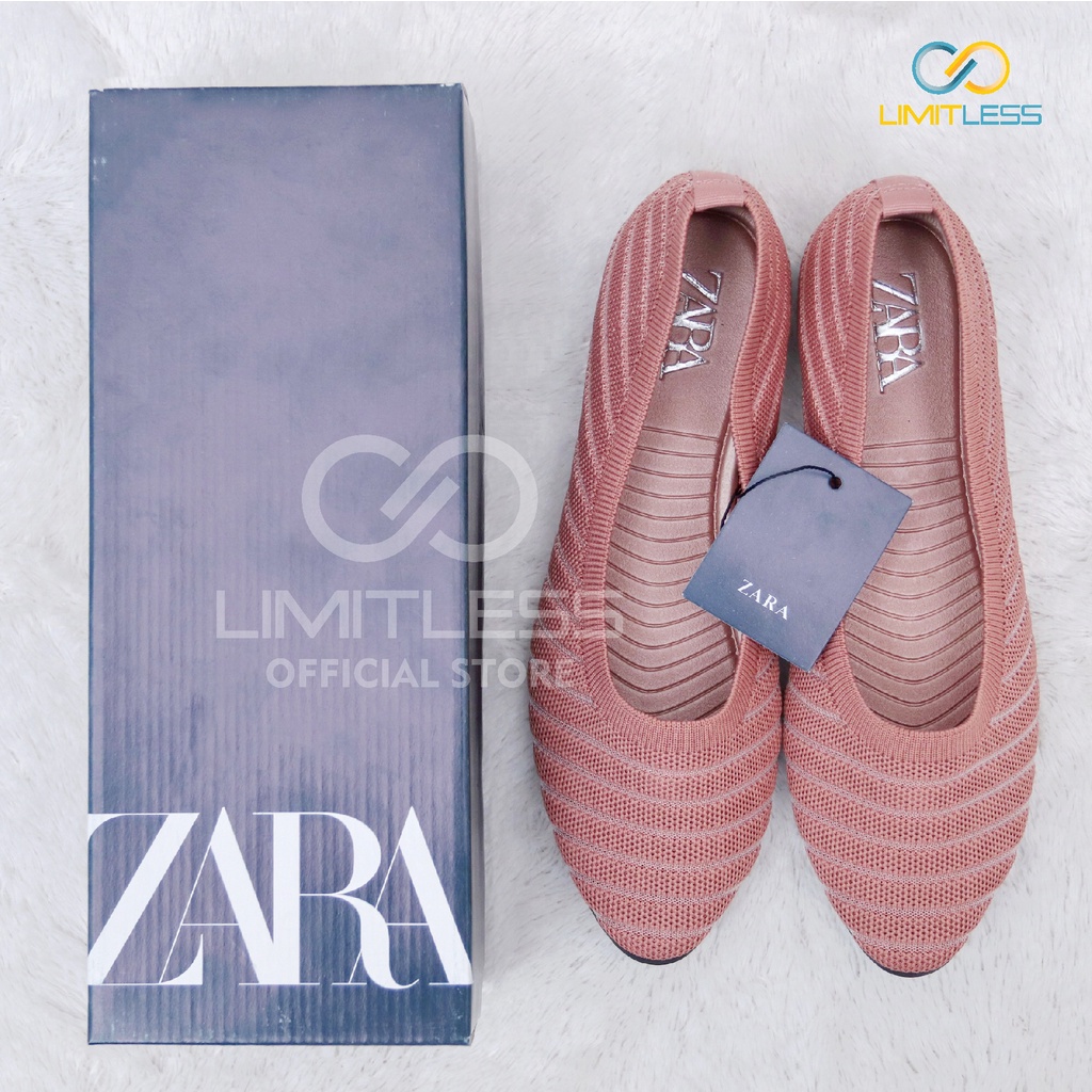 Sepatu Flat Shoes Laily Fashionable Sepatu Wanita Flat Stylish Women Shoes Bahan Rajut Korean Style