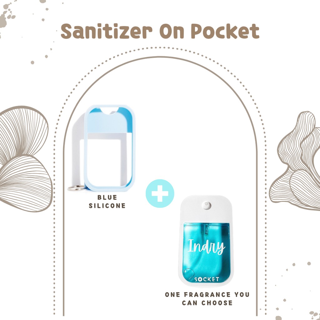 Sanitizer / Sanitizer on Pocket / Hand Sanitizer / Blue