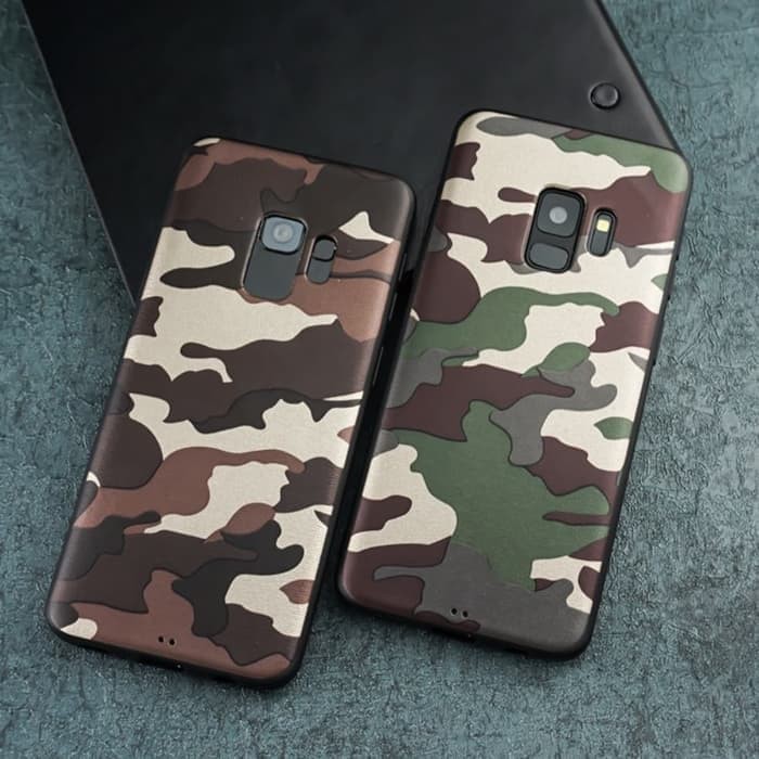 SoftCase / Casing Army Loreng Samsung J8 2018 Soft Anti Crack Shock