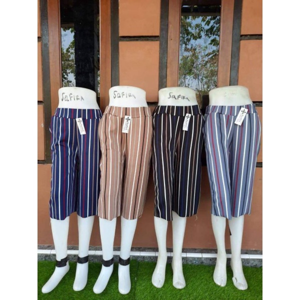 celana kulot pendek motif/ celana kulot wanita tanggung/celana kulot wanita 7/8