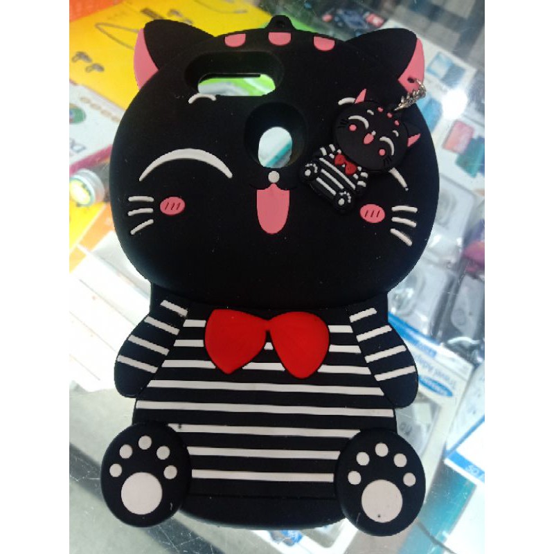 case 3d kucing oppo A5s
