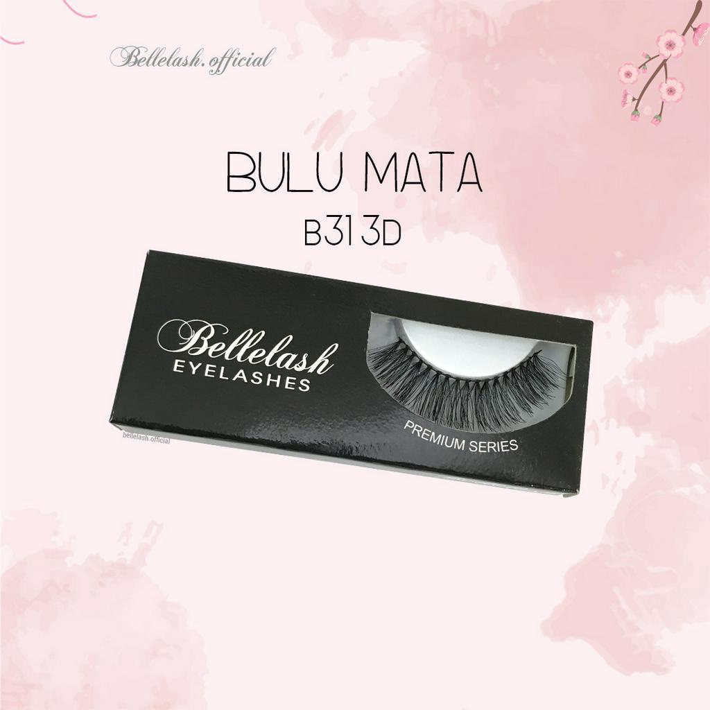 B31 3D Bulu Mata Palsu Handmade Natural False Eyelash Eye Lashes