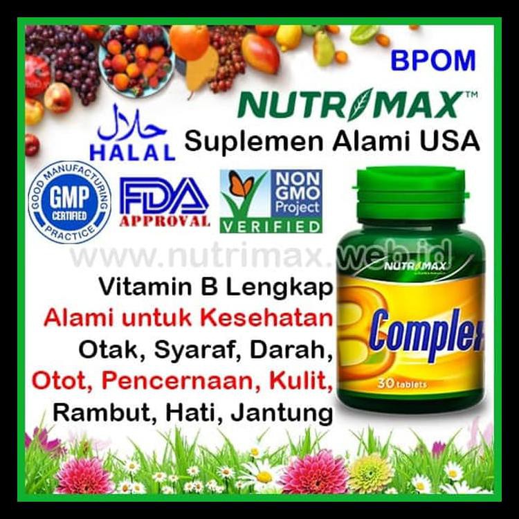 Jual Nutrimax B Complex/Kompleks Vitamin Untuk Kesehatan Saraf/Syaraf