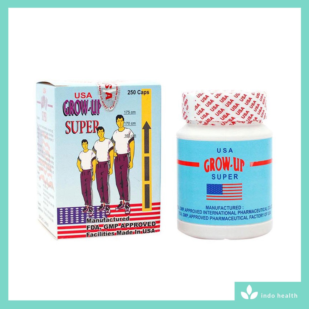GROW UP USA / GROW UP / PENINGGI BADAN / OBAT PENINGGI BADAN / SUPER GROW UP / SUPLEMEN / PENINGGI