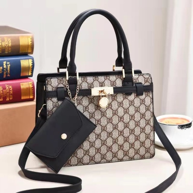 ZC 6542 RISCE TAS 2IN1 HAND BAG IMPORT WANITA CEWEK PEREMPUAN JAKARTA BATAM