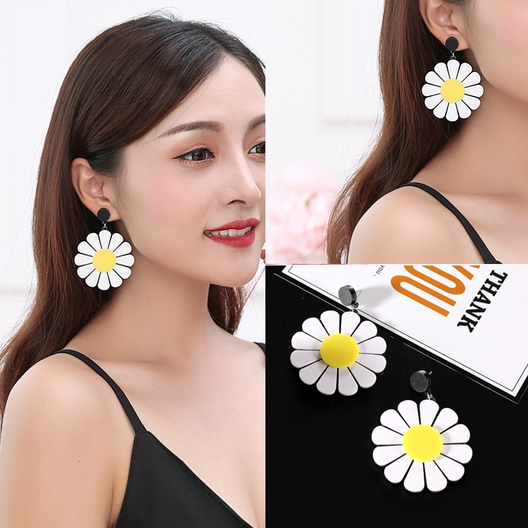 Korea gaya all-match temperamental stud anting-anting internet influencer anting-anting wanita panja