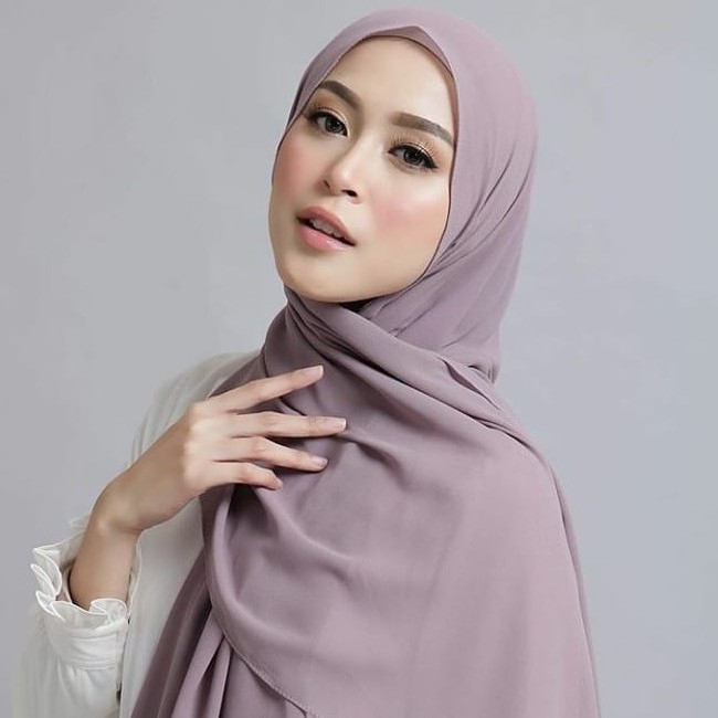 PASHMINA CERUTY BABYDOLL PREMIUM IMPORT-Mauve