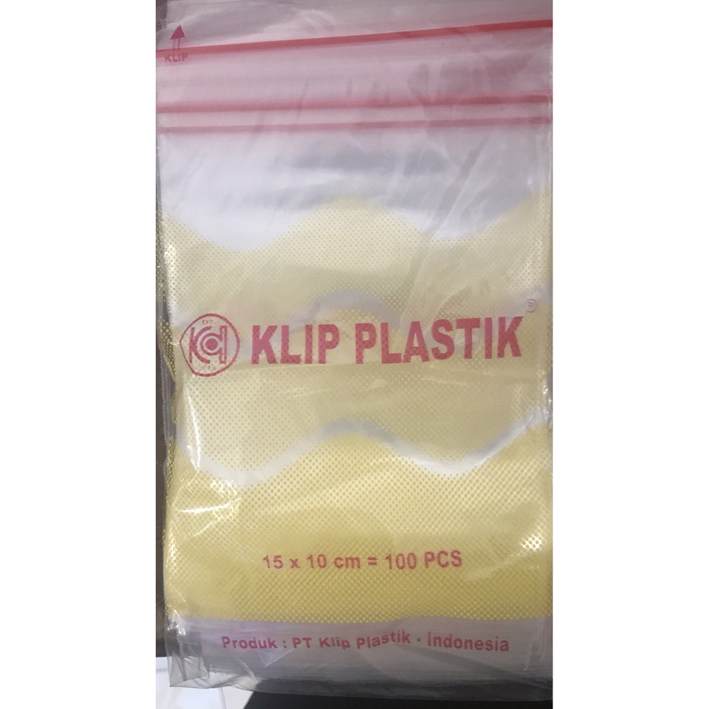 Plastik Klip - Zip Zip Lock Bag 15x10 cm