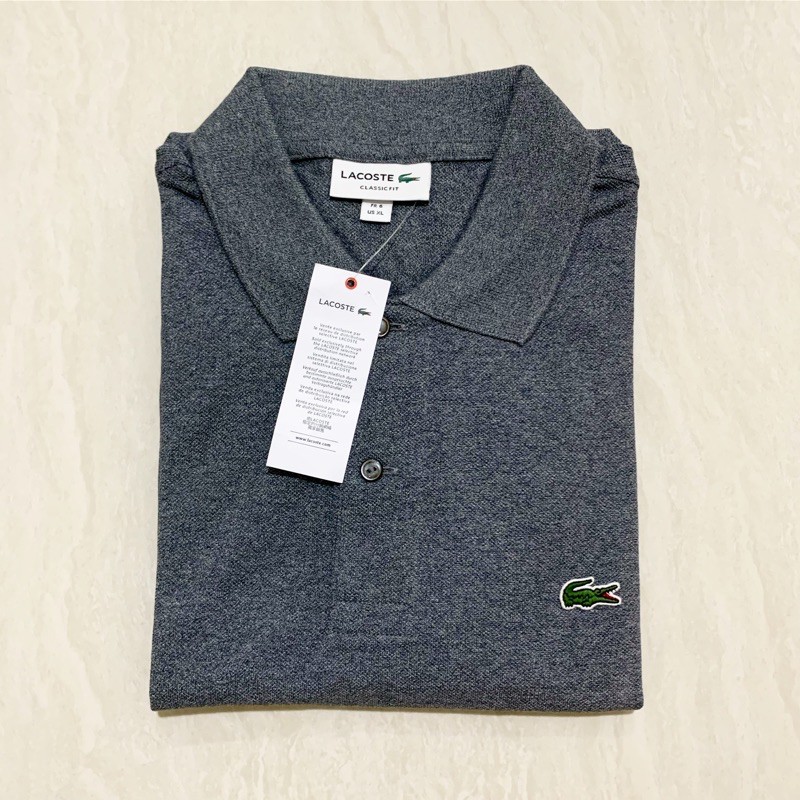 Lacoste Polo Shirt Grey Authentic