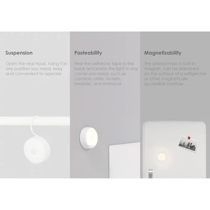 YEELIGHT RECHARGEABLE MOTION SENSOR NIGHT LIGHT LAMPU MALAM TIDUR