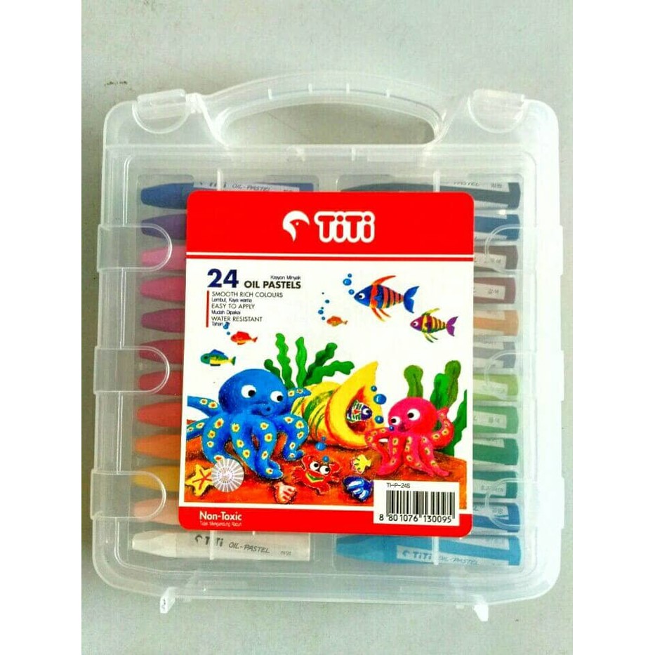 

Oil Pastel 24 Colour TITI P-24S