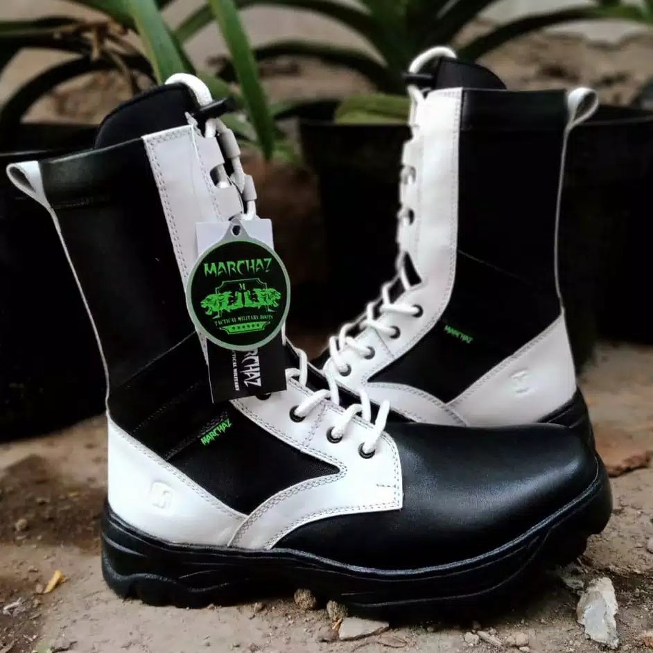 Sepatu PDL Provos Polri Kulit Asli MARCHAZ Sepatu PDL Provos Polri Security Satpam