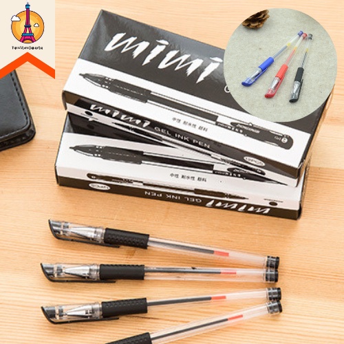 

Pen Tinta Hitam Biru Merah Mimi Pulpen Tinta Bolpen Gel Alat Tulis Sekolah Kantor Murah