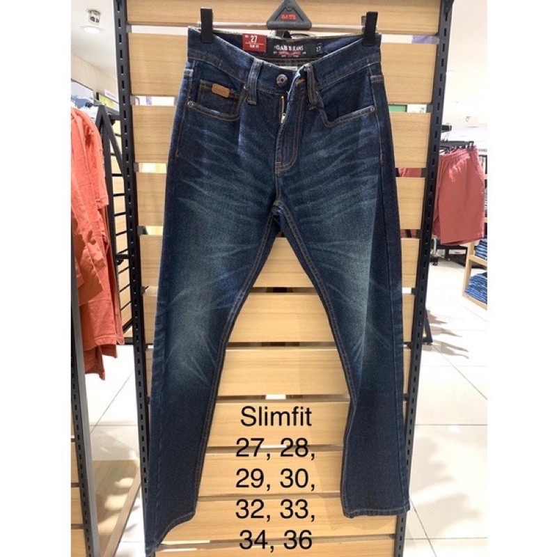 Celana panjang jeans Pria Brand Gab’s Jeans (27-36)