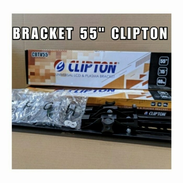Bracket Tv LED LCD Flexible 19&quot; - 55&quot; Clipton CBTV55 19inch - 55inch