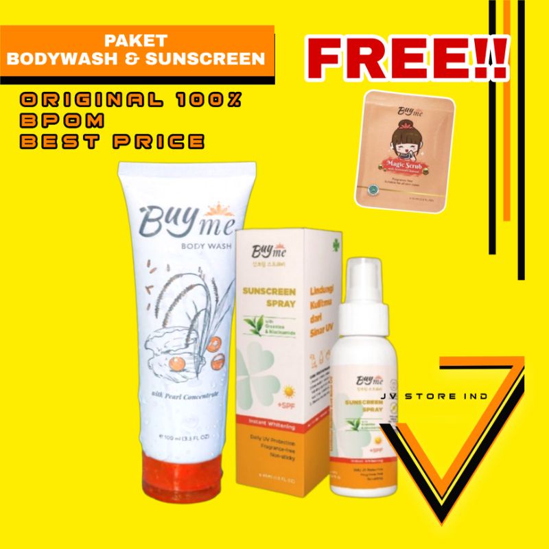 Buyme Sunscreen Body Lotion Spray Original BPOM