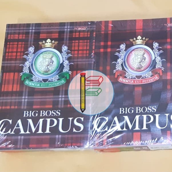 Buku Tulis Big Boss Campus Maxi 50 Lembar per Pack isi 10 buku