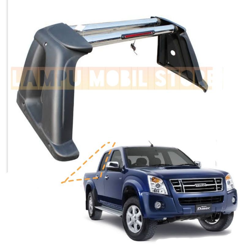 Roll Bar 4X4 Bak Cabin Rollbar Lampu LED Isuzu D-MAX dmax