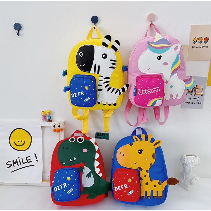 Tas backpack Anak Laki-laki / Perempuan Gambar Karakter Import CB013