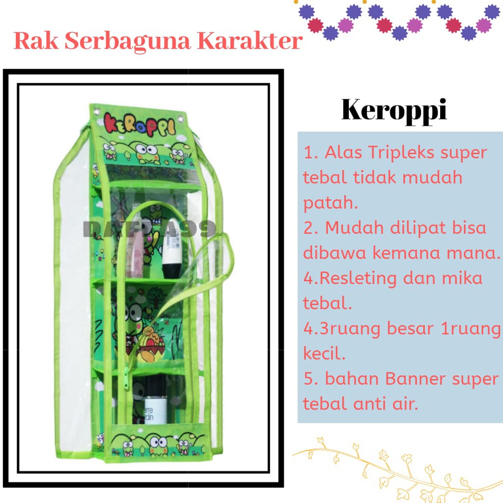 rak kosmetik serbaguna multifungsi murah