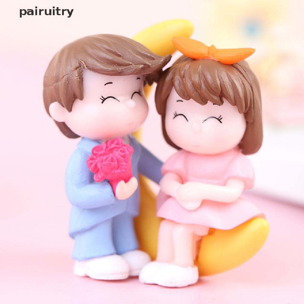 Prt Miniatur Pasangan Kekasih Romantis Untuk Dekorasi Taman Minifairy Garden Diy PRT