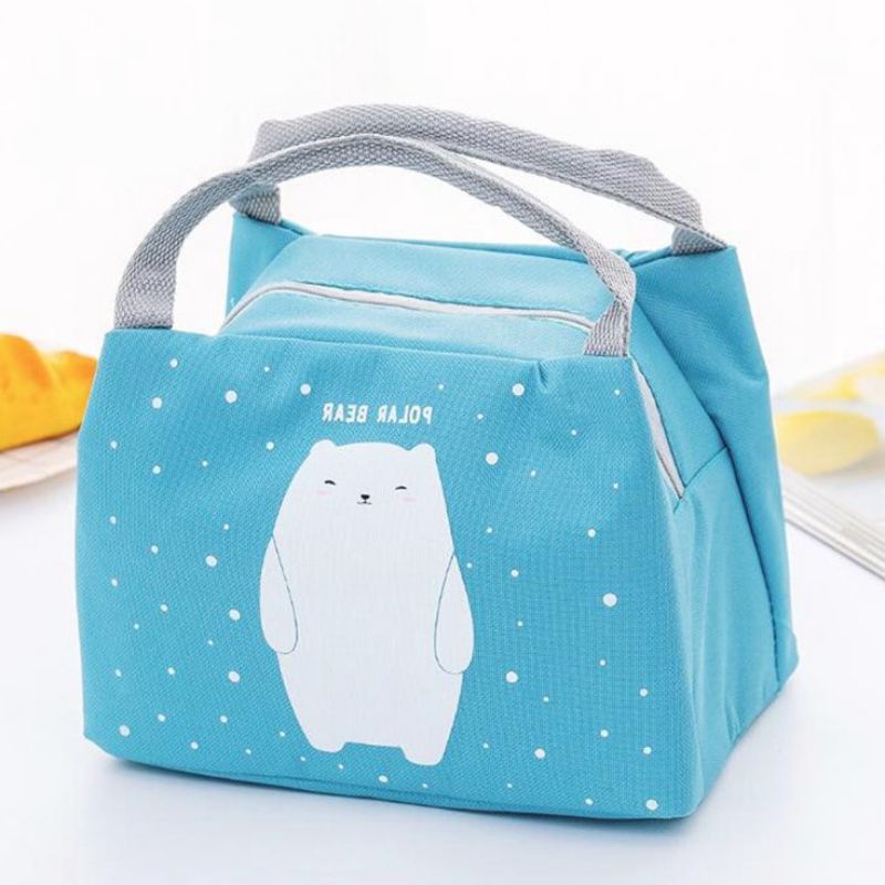 TAS BEKAL KARAKTER LUNCH BAG COOLER TAS BEKAL ALUMINIUM MOTIF