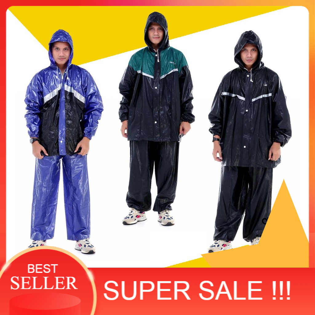 Jas Hujan Mantel Hujan Pria Wanita Plevia BIGMAX 1817 XXXL Raincoat