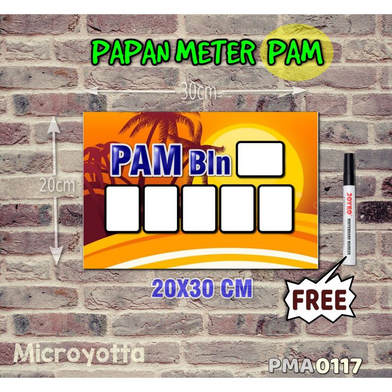 

Microyotta Papan Meter Listrik PLN PAM motif Unik - Floral 17