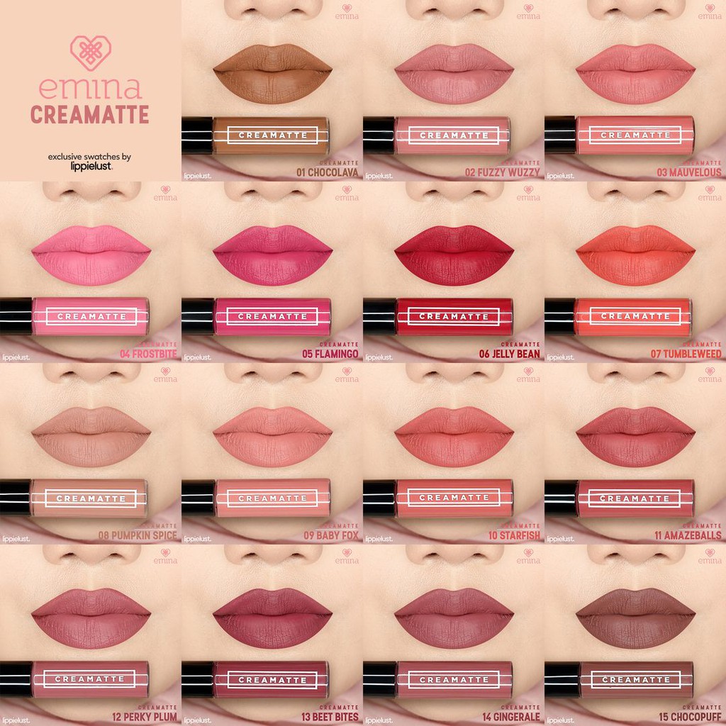 EMINA Creamatte Lip Cream Matte Finish