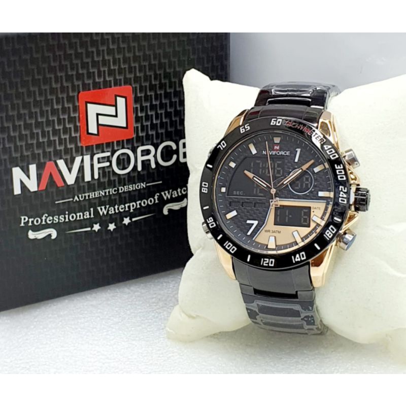 Jam tangan pria Naviforce 9171 Original Garansi resmi 1 tahun COD Best seller