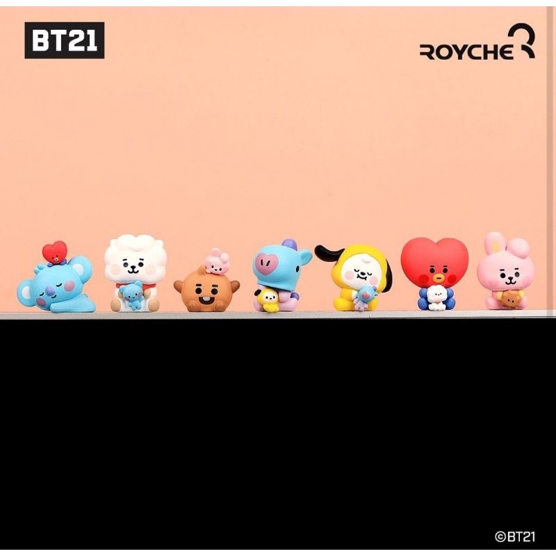 OFFICIAL BT21 MONITOR FIGURE RJ TATA CHIMNY COOKY KOYA SHOOKY MANG MY LITTLE BUDDY SERIES