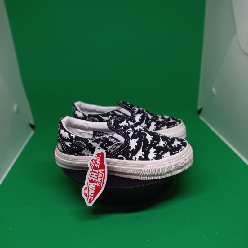 SEPATU ANAK VANS SLIP ON DINO SIZE 16-35