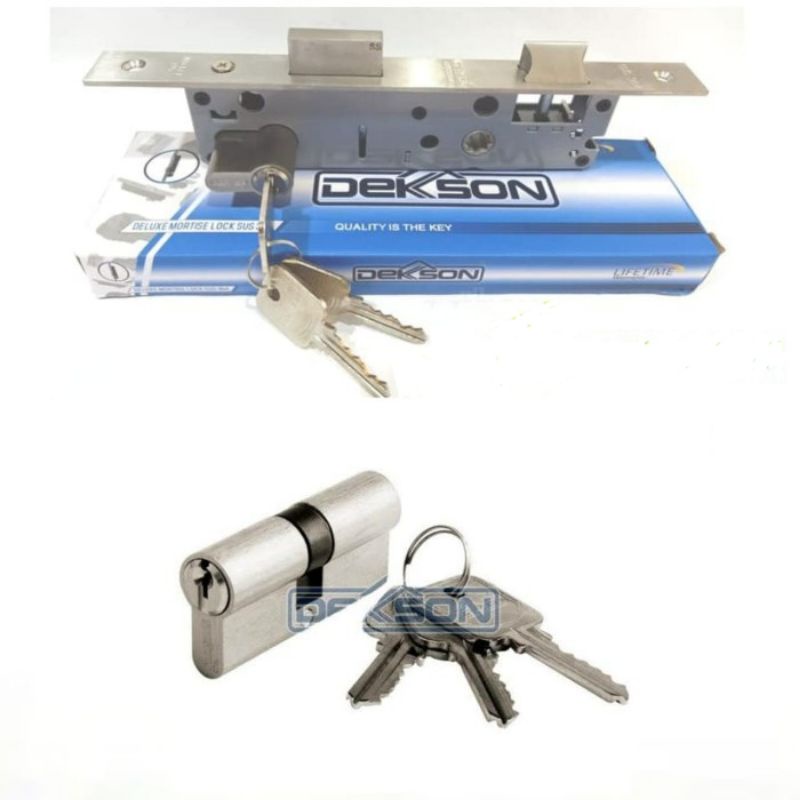 Body Kunci Dekkson Mts Il Dl 84030 Sss + Cylinder Dekson 65mm Kunci Set Aluminium